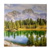 Dolomietgebergten en het sluipende landschap van h tegeltje (Voorkant)