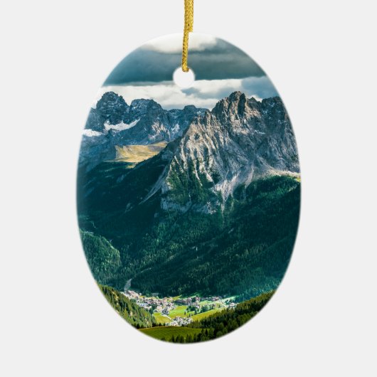 Dolomites alps, Italië Keramisch Ornament (Voorkant)