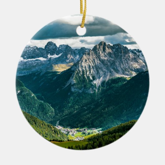 Dolomites alps, Italië Keramisch Ornament (Voorkant)