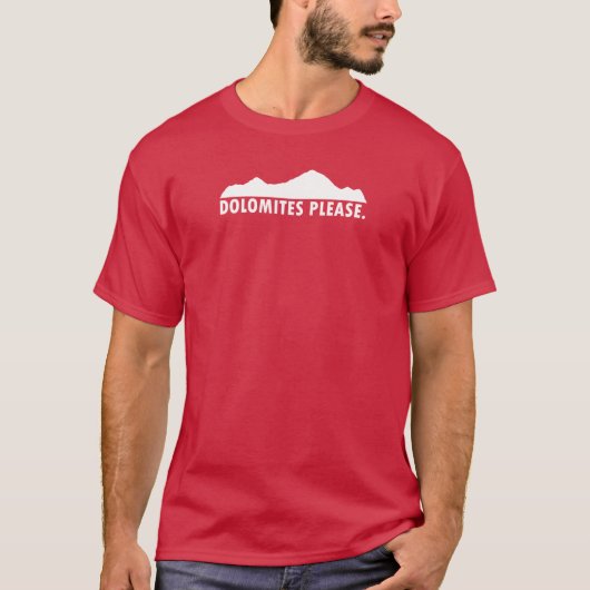 Dolomites alsjeblieft t-shirt (Voorkant)