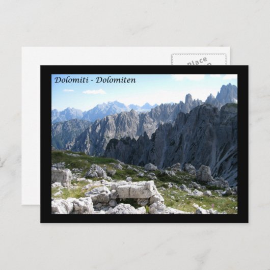 Dolomites Briefkaart (Voorkant / Achterkant)
