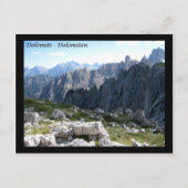 Dolomites Briefkaart (Voorkant)