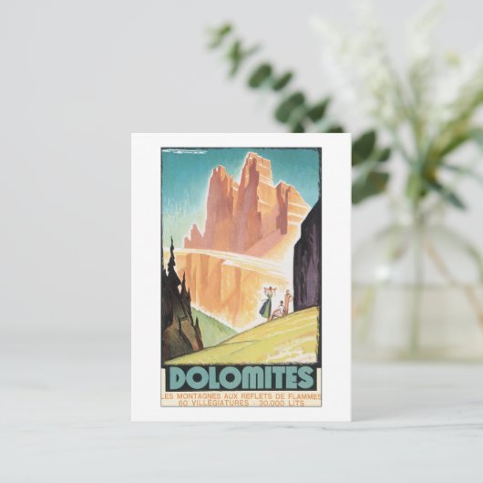 Dolomites Briefkaart (Staand voorkant)