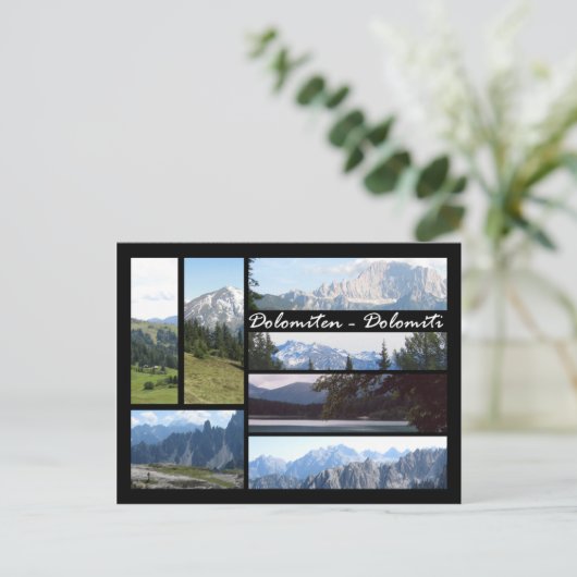 Dolomites Briefkaart (Staand voorkant)
