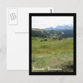 Dolomites Briefkaart (Voorkant / Achterkant)