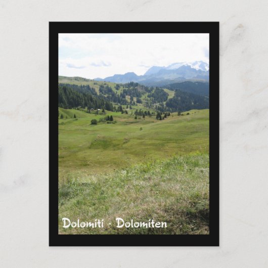 Dolomites Briefkaart (Voorkant)