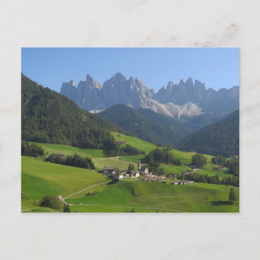 Dolomites Briefkaart (Voorkant)