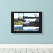 Dolomites Canvas Afdruk (Insitu (Houten vloer))