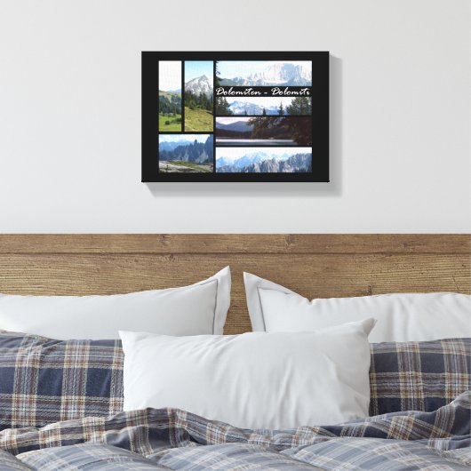 Dolomites Canvas Afdruk (Insitu (Slaapkamer))