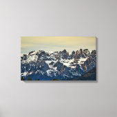 Dolomites, italiaanse alpen canvas afdruk (Voorkant)