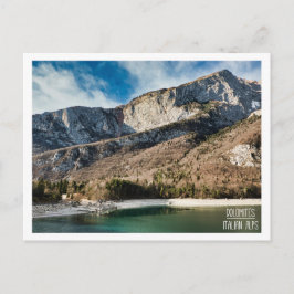 Dolomites, Italiaanse Alpen in Trentino, Italië Briefkaart
