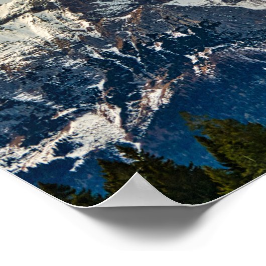 Dolomites, italiaanse alpen poster (Hoek)