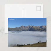 Dolomites Italië Briefkaart (Voorkant / Achterkant)