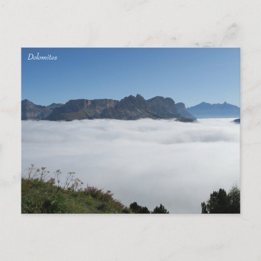 Dolomites Italië Briefkaart (Voorkant)