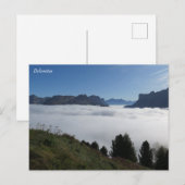 Dolomites Italië Briefkaart (Voorkant / Achterkant)