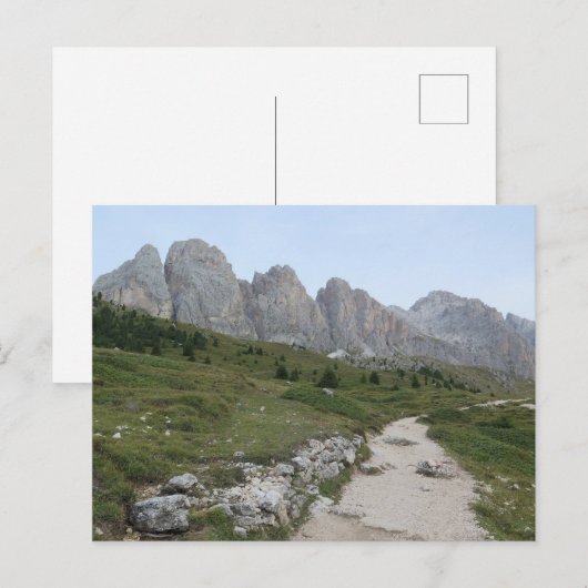 Dolomites Italië Briefkaart (Voorkant / Achterkant)