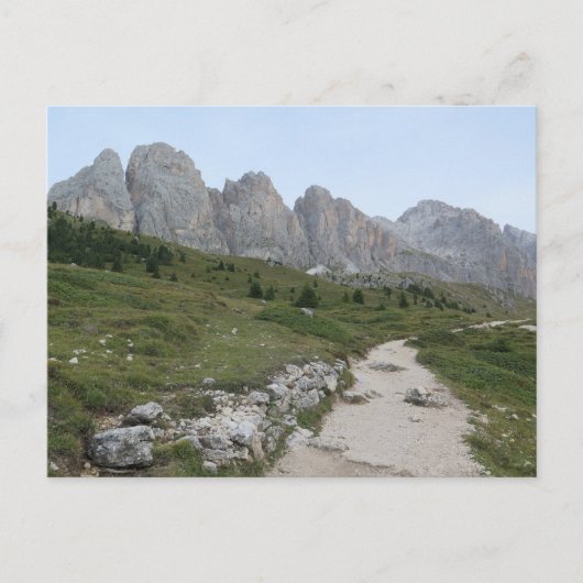 Dolomites Italië Briefkaart (Voorkant)