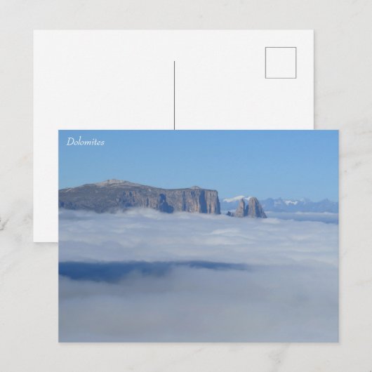 Dolomites Italië Briefkaart (Voorkant / Achterkant)