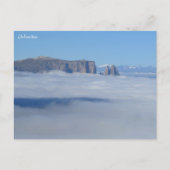 Dolomites Italië Briefkaart (Voorkant)