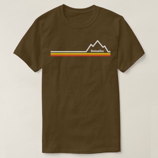 Dolomites Italië T-shirt (Design voorkant)