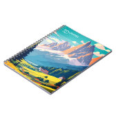 Dolomites Italy Vintage Travel Notitieboek (Linkerzijde)