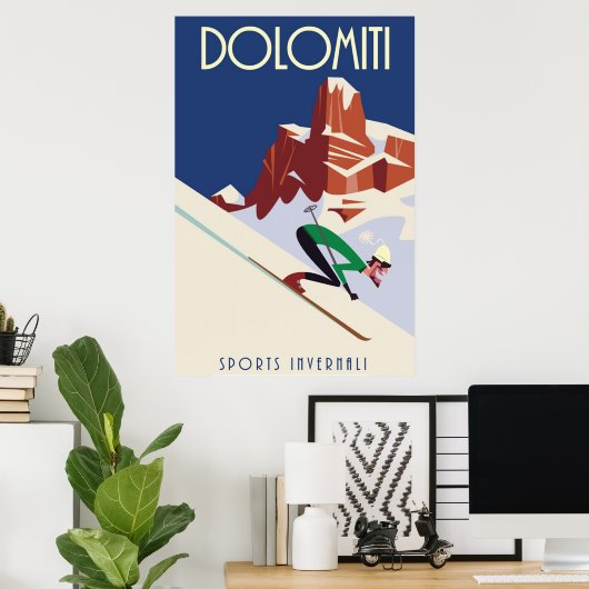 Dolomites Poster (Thuiskantoor)
