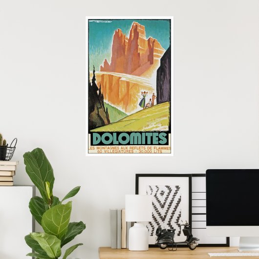 Dolomites Poster (Thuiskantoor)