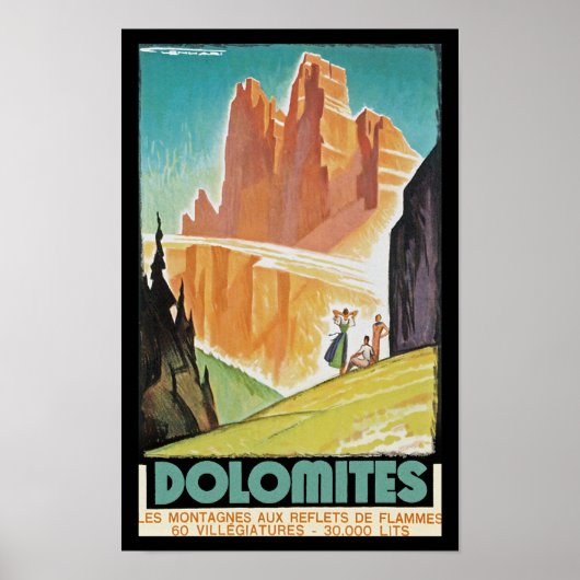 Dolomites Poster (Voorkant)