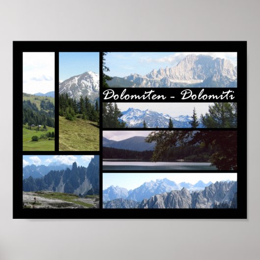 Dolomites Poster (Voorkant)