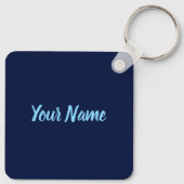 Dolomites South Tirol Retro Skier Ski Sleutelhanger (Achterkant)