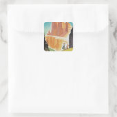 Dolomites Vierkante Sticker (Tas)