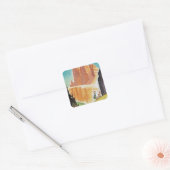 Dolomites Vierkante Sticker (Envelop)