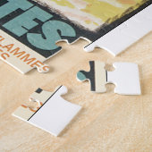 Dolomites Vintage Travel Poster Legpuzzel (Zijkant)