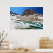 Dolomiti - meer van Pisciadu Poster (Keuken)