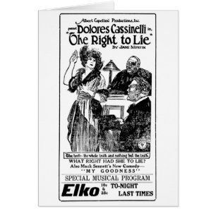 Dolores Cassinelli Mack Sennett, 1921, stille adve