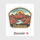 Dolores, Colorado Sticker (Vel)