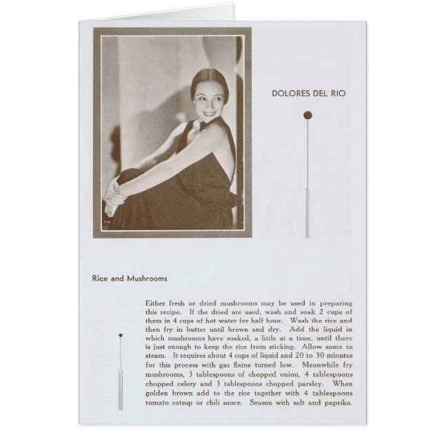 Dolores Del Rio Recipe (Voorkant)
