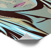 Dolores from Westworld illustrated poster (Hoek)