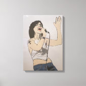 Dolores Hand Painted by Mark Elsen Canvas Afdruk (Voorkant)