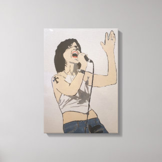 Dolores Hand Painted by Mark Elsen Canvas Afdruk