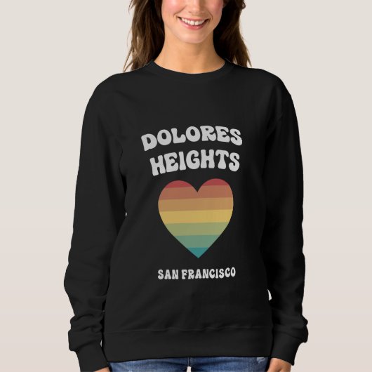 Dolores Heights San Francisco California LGBTQ Gay Trui (Voorkant)