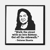 Dolores Huerta Magnet (Voorkant)