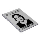 Dolores Huerta Quote Notitieboek (Rechterzijde)