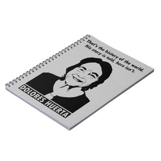 Dolores Huerta Quote Notitieboek (Linkerzijde)