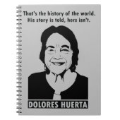 Dolores Huerta Quote Notitieboek (Voorkant)