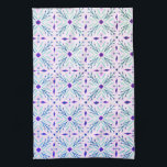Dolores Tegels Pattern Paars Pink Mint Theedoek<br><div class="desc">Decoreer je keuken met deze handgetekende tegels handdoek. Het maakt een geweldig huishouden of bruiloft cadeau! U kunt het aanpassen en tekst ook toevoegen. Bekijk mijn winkel voor nog veel meer kleuren en patronen,  plus overeenkomende objecten voor je thuis!</div>