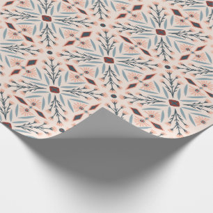 Dolores Tiles FLoral Pattern roze Cadeaupapier