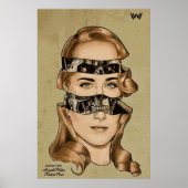 Dolores uit Westworld SciFi Robot Artwork Poster (Voorkant)