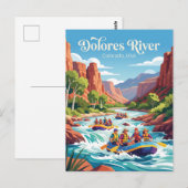 Doloresrivier Colorado, VS Briefkaart (Voorkant / Achterkant)