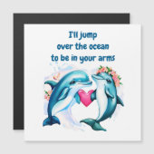 Dolphijn Valentijnskaart (Voorkant / Achterkant)